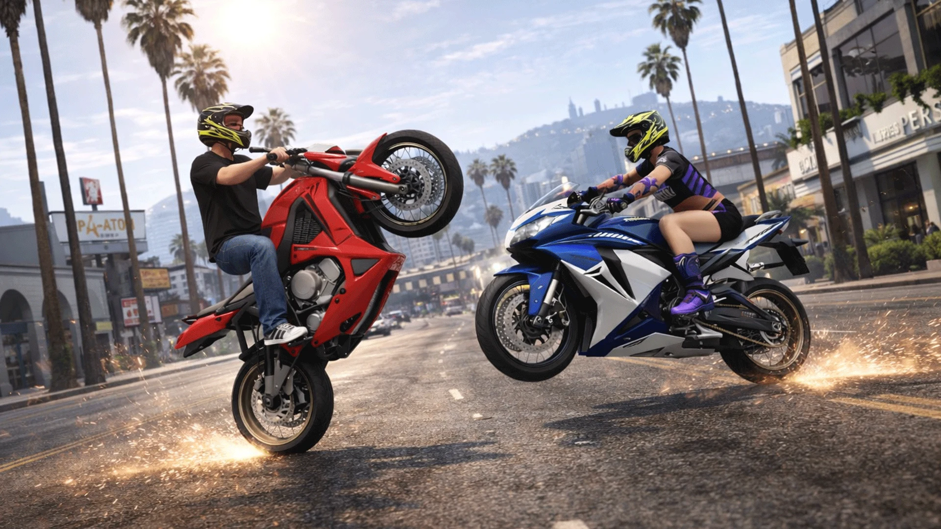 Moto Bike Wheelie Rider Stunt screenshot